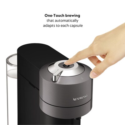 De'Longhi Nespresso Vertuo Next Premium Coffee & Espresso Machine Combination, Black (ENV120GYAE)