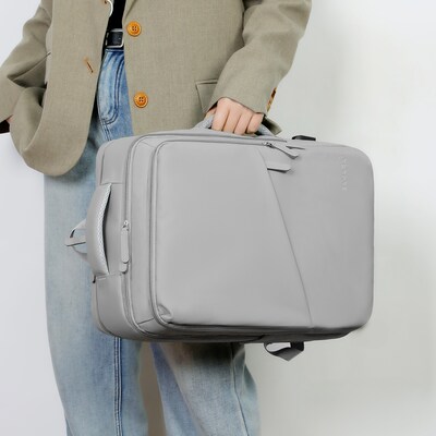 SaharaCase Multi-Compartment 16" Nylon Laptop Bag, Cool Gray (LT00100)