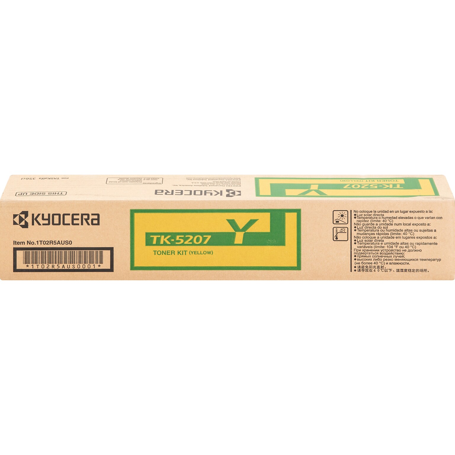 Kyocera TK5207Y Yellow Standard Yield Toner Cartridge (1T02R5ACS0)