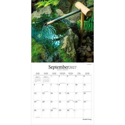 2027 BrownTrout Mindful Living 12" x 12" Monthly Wall Calendar (9798330713998)