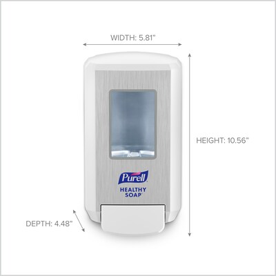 Purell CS4 Wall Mounted Hand Soap Dispenser, White (5130-01)