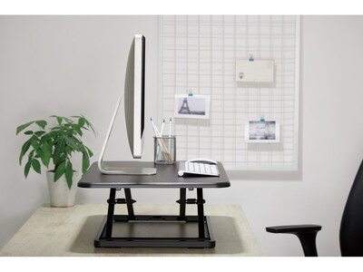 Amer 26" x 19" Desktop Riser for Laptops, Black (EZUP2619)