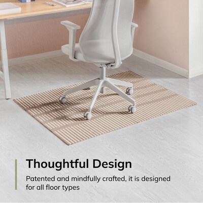 Anji Mountain Rug'd Carpet & Hard Floor Chair Mat, 36" x 48", Mountain Air (AMB9049)