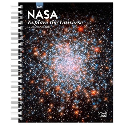 2023 BrownTrout NASA Explore the Universe 6 x 7.75 Weekly Engagement Planner Calendar, multicolor (9781975456290)