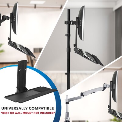 Mount-It! 25"W Adjustable Standing Keyboard Tray (MI-7915)