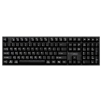 Adesso EasyTouch 670 Mechanical Keyboard, Black (AKB-670UB)