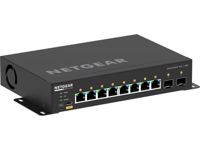 Netgear AV Line 8-Port Gigabit Ethernet Managed Switch, Black (GSM4210PX-100NAS)