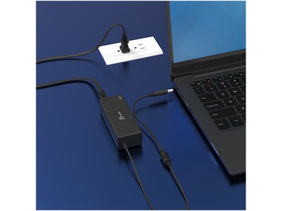 j5create 90W, Power Adapter for Dell Inspiron/Latitude Laptop, Black (JUP1090D)