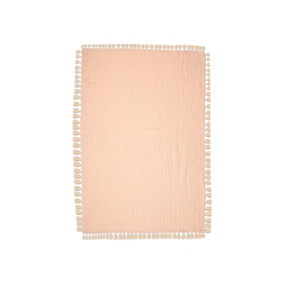 Baby Crane 6-Layer Muslin Blanket, Desert Rose (BC-140BL-1)
