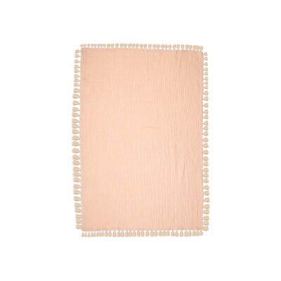 Baby Crane 6-Layer Muslin Blanket, Desert Rose (BC-140BL-1)