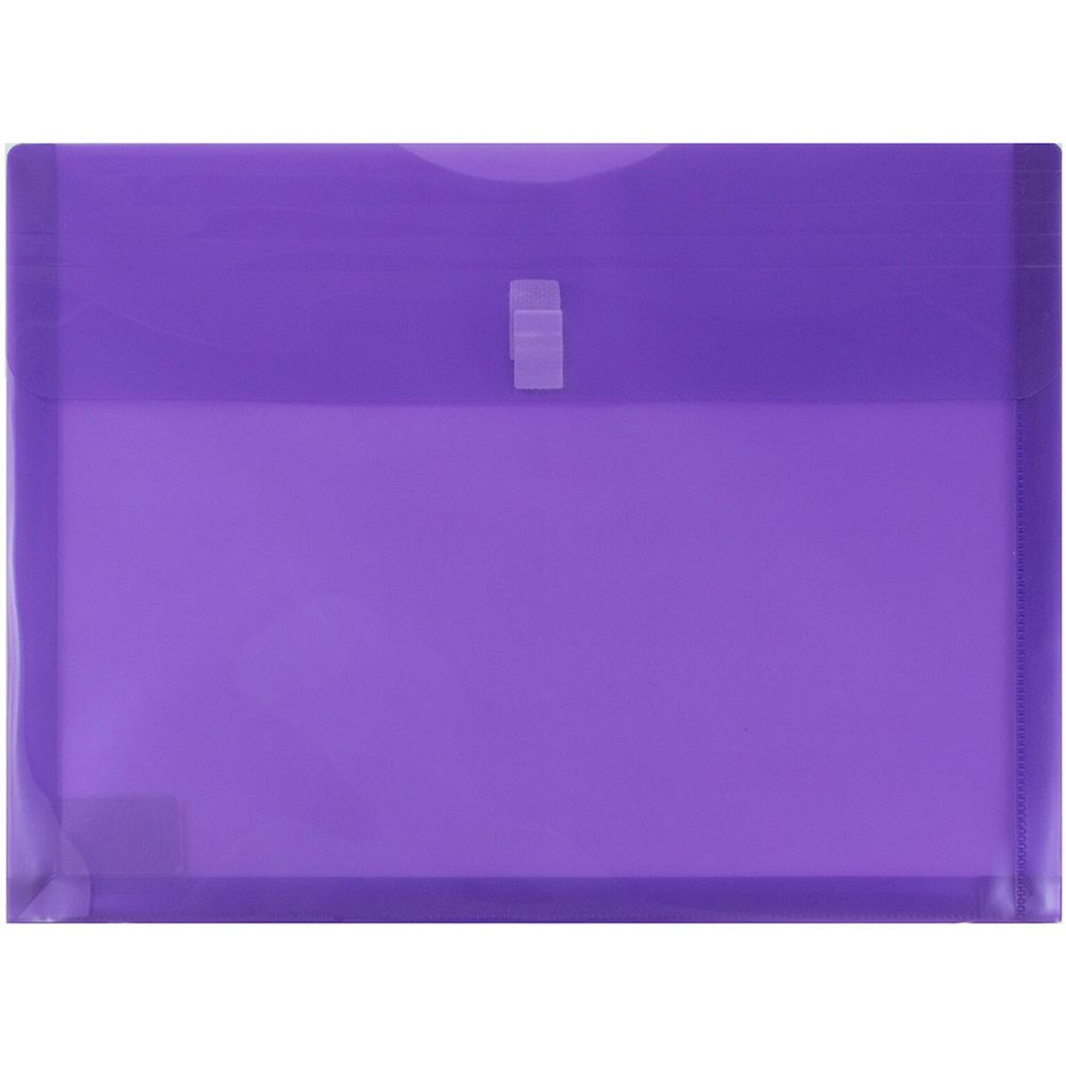 JAM Paper Premium Plastic Document File, Letter, Purple, 3/Pack (218V1PUX3)