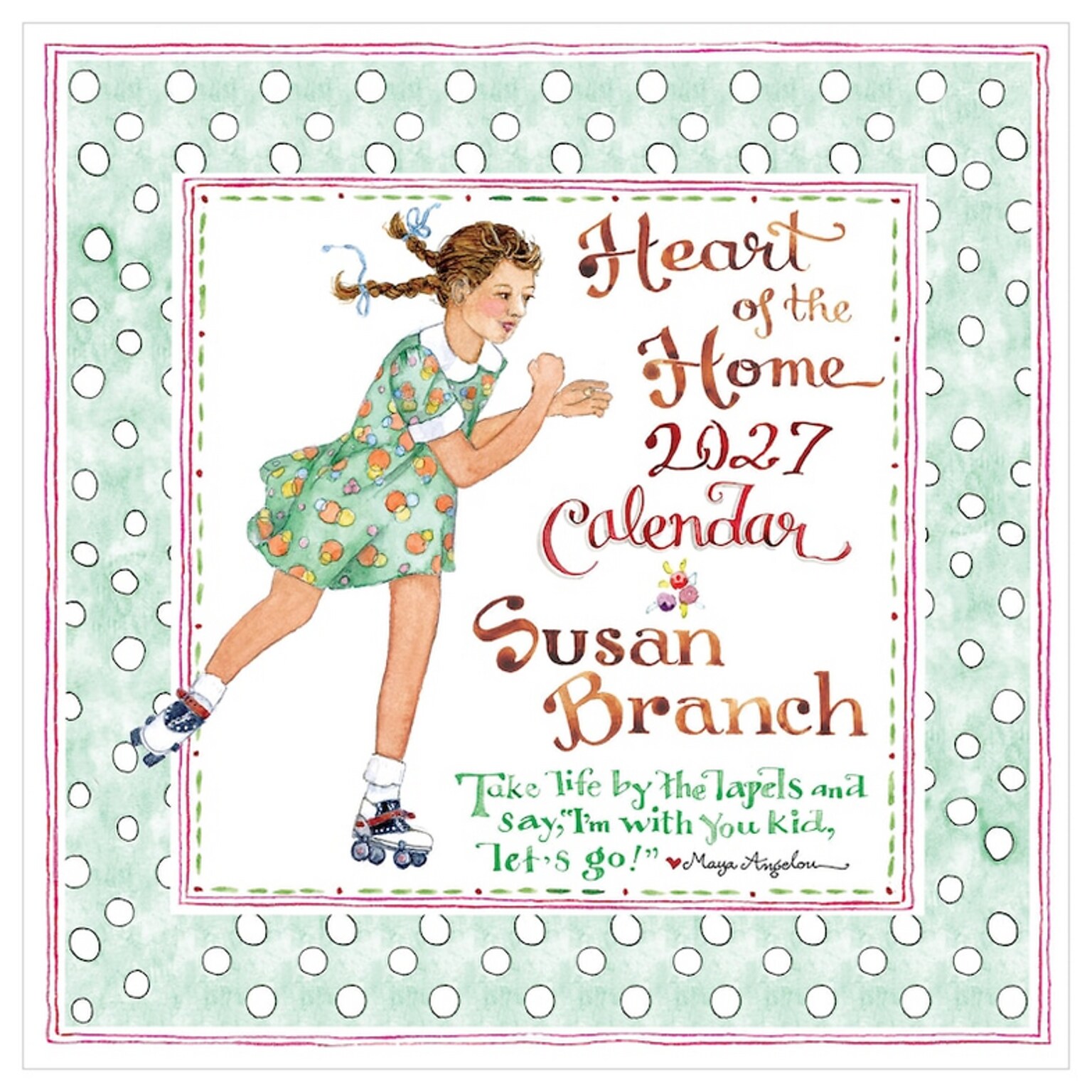 2027 TF Publishing Susan Branch 7 x 7 Monthly Wall Calendar, Multicolored (27-2106)