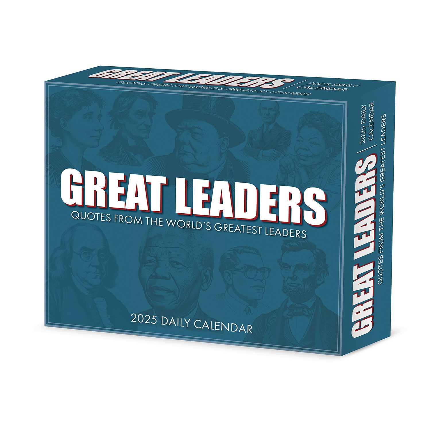 2025 Willow Creek Great Leaders, Greatest Quotes 6.2 x 5.4 Daily Calendar (46708)