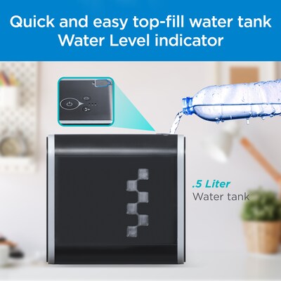 Black & Decker Evaporative Cool Mist Tabletop Humidifier, 1.3-Gallon Black (BDMC10B)
