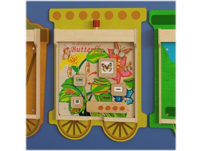Flash Furniture Bright Beginnings Butterfly Life Cycle Wall Activity Board (MK-ME12883-GG)