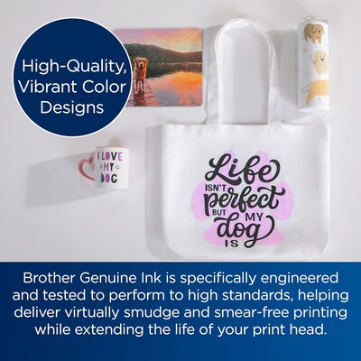 Brother Wireless Color Print Only Sublimation Ink Printer Bundle, Home Office (SP1INKS-STP)