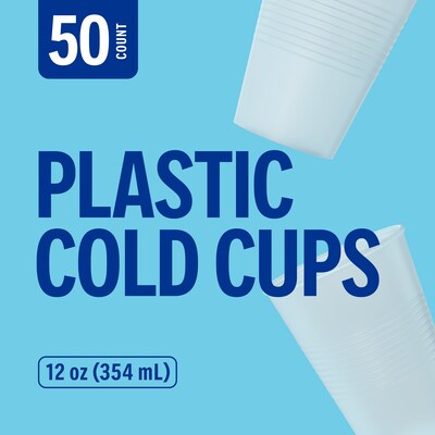 Perk™ Plastic Cold Cup, 12 Oz., Clear, 50/Pack (PK56333)