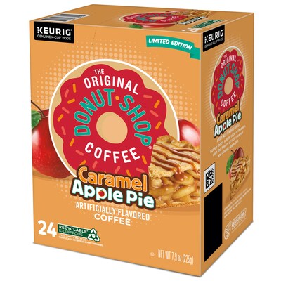 The Original Donut Shop Caramel Apple Pie Coffee Keurig® K-Cup® Pods, Light Roast, 24/Carton (5000355500)