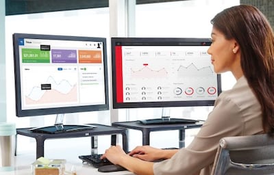 3M™ MS85B Adjustable Monitor Stand