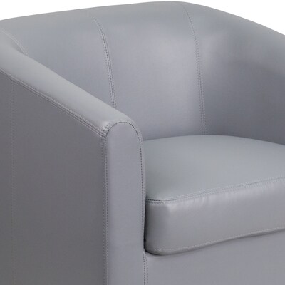 Flash Furniture Faux Leather Guest Chair, Gray (BT873GY)