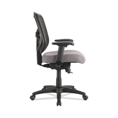 Alera® Elusion™ Series Height & Width Adjustable Arm Ergonomic Mesh Swivel Computer and Desk Chair, Gray (ALEEL42BME40B)