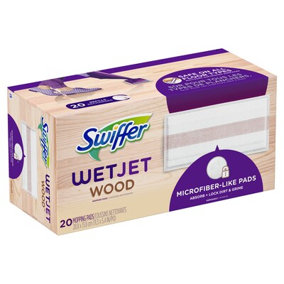 Swiffer WetJet Wood Mopping Pad, 20/Pack (76563)