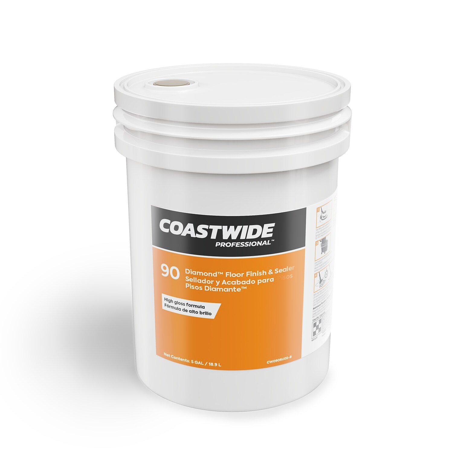 Coastwide Professional™ Diamond™ Floor Finish, 5 gal./18.9L (CW511005-A)