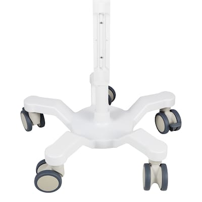 Viva Comfort Steel Welch Allyn 4400 Vital Signs Monitor Steel Mobile Stand with Storage Basket, White (ADIME911-01-MK)