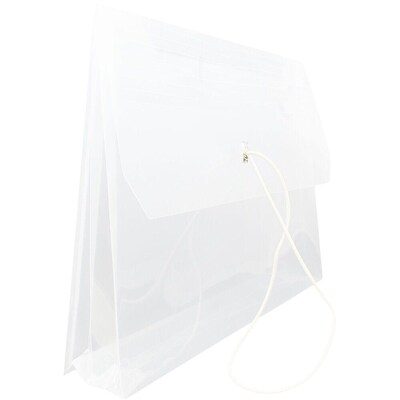 JAM Paper Premium Plastic Document File, Letter, Clear, 3/Pack (218E25CLBX3)