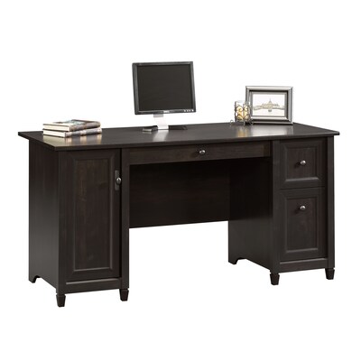 Sauder Edge Water 59W Computer Desk, Estate Black (408558)