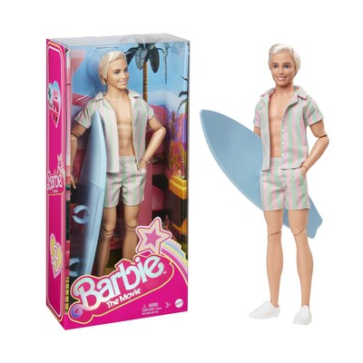 Mattel Barbie The Movie Ken Doll, Stripe Matching Set, 3/Pack (HPJ97)