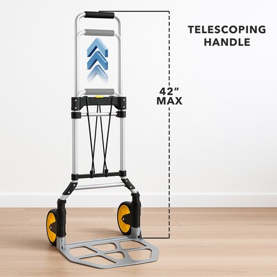 Mount-It! Folding Hand Truck and Dolly, Holds Up to 264 lbs. (MI-902)