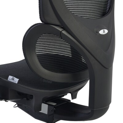 Regency Omega Mesh O-2 Tech Ergonomic Management Office Chair w/ Headrest, Black (OMG002BK)