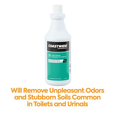 Coastwide Professional Toilet and Urinal Cleaner 71, 0.95L, 6/Carton (CW710032-A)