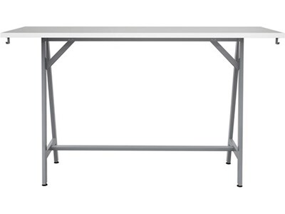 Safco Spark Teaming Table, 24" x 72", Fashion Gray (SPK7224SLFNGY)