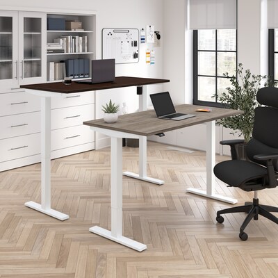 Bush Business Furniture Move 40 Series 48W Electric Adjustable Standing Desk, Mocha Cherry (M4S4824