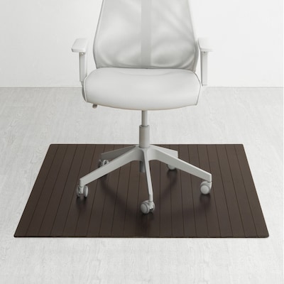 Anji Mountain Standard Bamboo Carpet & Hard Floor Chair Mat, 42 x 48, Java (AMB24080)