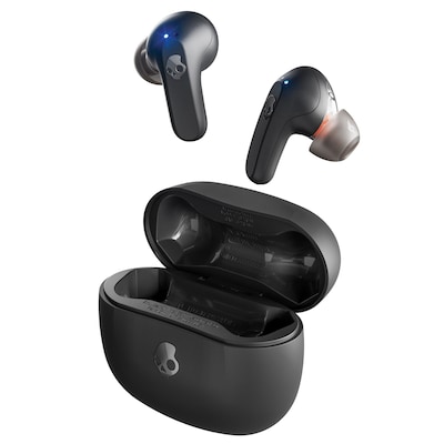 Skullcandy Rail True Wireless Earbuds, Bluetooth, True Black (S2RLW-Q740)