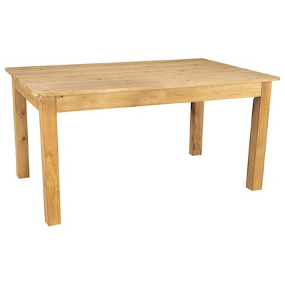 Flash Furniture HERCULES 60 Farm Dining Table, Light Natural (XAF60X38LN)