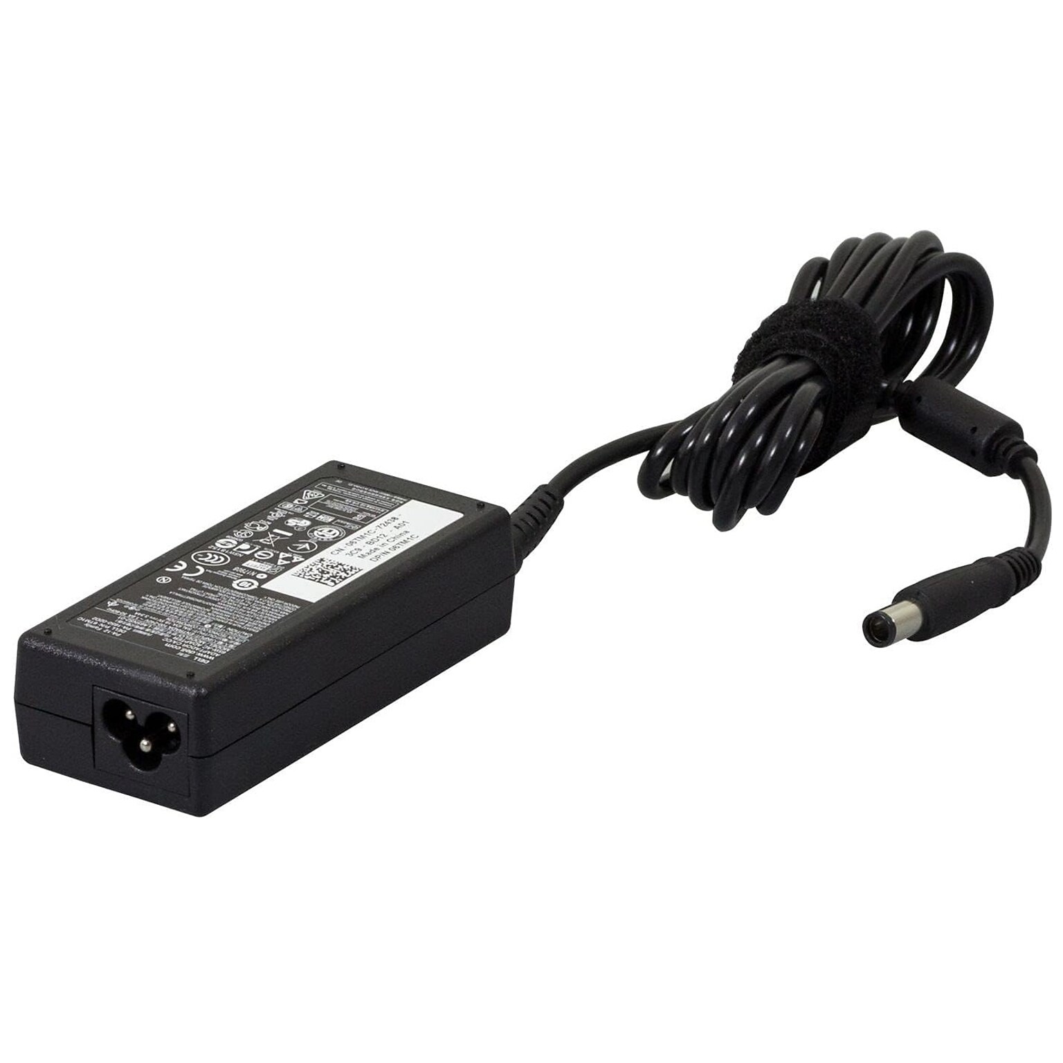 Dell 65W 7.4mm Laptop Adapter for Dell Alienware, OptiPlex, Inspiron, Latitude, Vostro & XPS Laptop, Black (1XRN1)