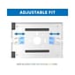 Mount-It! Adjustable Anti-Theft iPad Wall Mount with Swing Arm, White (MI-3774W_G10)