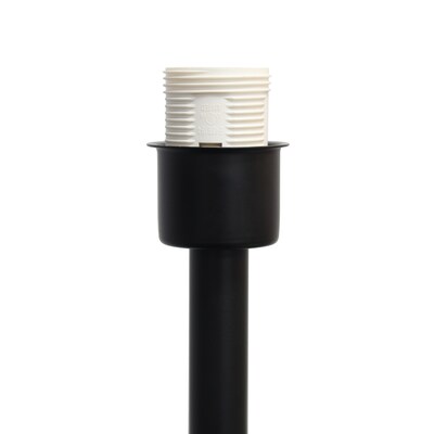 Lalia Home 61.4" Modern Elegance Floor Lamp with Built-In Side Table, Black (LHF-5057-BK)