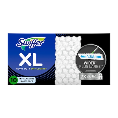 Swiffer Sweeper XL Heavy Duty Dry Sweeping Cloths, 10/Box (59675)