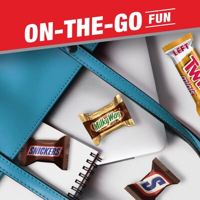 Mars Caramel Mix Miniatures Milk Chocolate Candy Bars, 75 oz. (220-02731)