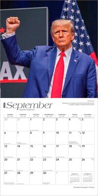 2026 BrownTrout President Donald J. Trump 12" x 12" Monthly Wall Calendar (9798330705184)