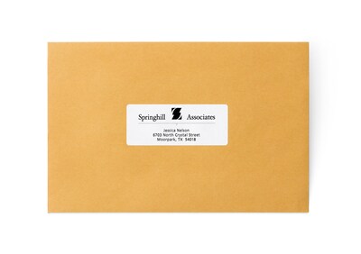 Avery Computer Labels, Dot Matrix Labels and Pin-Feed Labels, 1-7/16 x 3-1/2, White, 5,000 Labels/