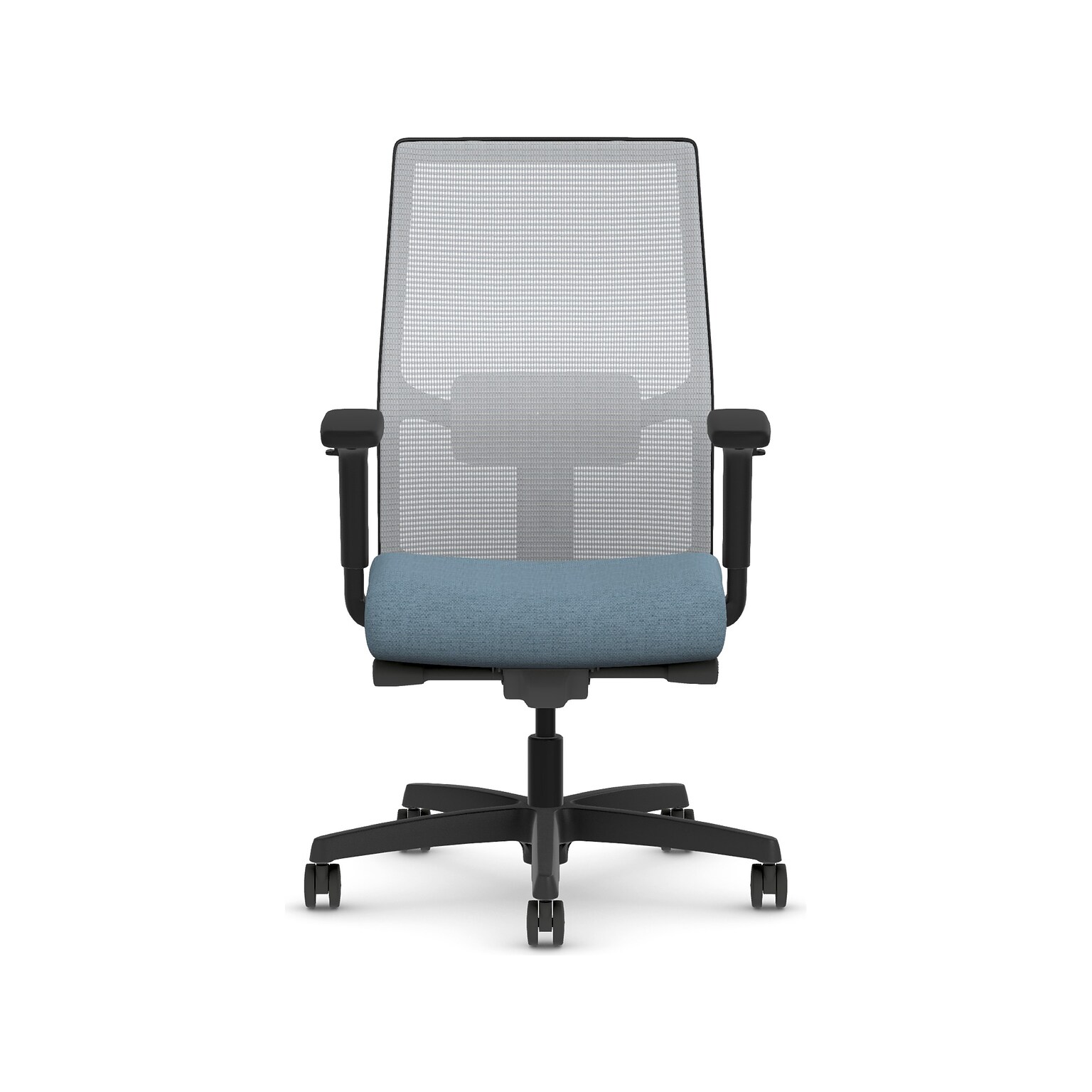 HON Ignition 2.0 Fabric/Mesh Swivel Task Chair, Carolina/Black (HIWMMKD.Y2.A.H.IF.HAML21.BL.SB.T)