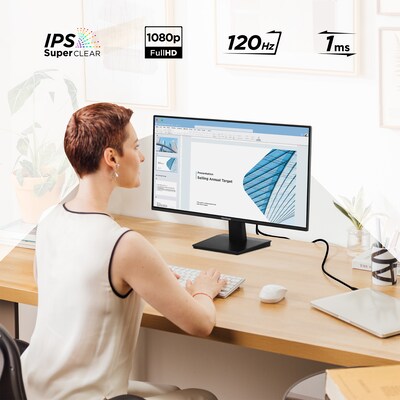 ViewSonic 27 FHD 120Hz LED Monitor, Black (VA2748-MH)