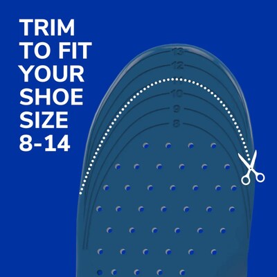Dr. Scholl's Pain Relief Orthotic Heavy Duty Support Insoles, Men Sizes 8-14, Pair (DSC59048) (DSC59048)