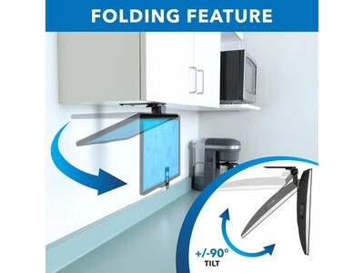 Mount-It! Tilt and Swivel Under-Cabinet and Ceiling TV Mount, 18 lbs. Max. (MI-4200)